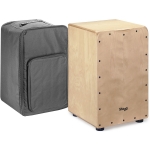 Stagg Birke Cajon mit Frontplatte in Natur