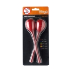 Stagg Maracas Paar mit langem Griff rot Bild 1