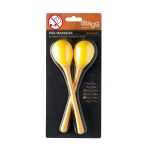 Stagg Maracas Paar mit langem Griff gelb Bild 1