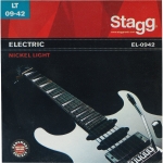 Stagg Saitensatz fr E-Gitarre Stahl vernickelt light