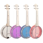 Gold Tone durchsichtige Konzert Banjo Ukulele Diamant