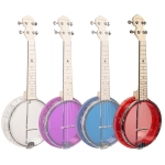 Gold Tone durchsichtige Konzert Banjo Ukulele Rubin