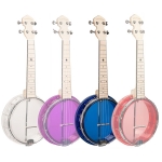 Gold Tone durchsichtige Konzert Banjo Ukulele Saphir
