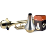 Stagg Trompetendmpfer gerade mit Messing-Unterteil
