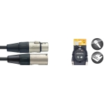 Mikrofonkabel, XLR/XLR (m/f), 1 m, N Serie