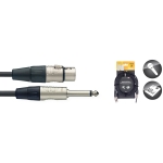 N Serie Mikrofonkabel - XLR M / Mono-Klinke