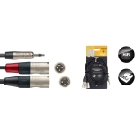 N-Serie Y-Kabel - Stereo Mini-Klinkenstecker / 2 x