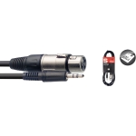 Audio-Kabel, XLR/Mini-Klinke (f/m), 1 m