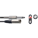 Deluxe Audiokabel - M XLR/Klinke