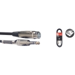 Audio-Kabel, XLR/Klinke (f/m), 6 m
