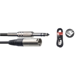 Audio-Kabel, XLR/Klinke (m/m), 6 m, symmetrisch