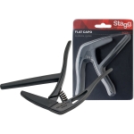 Stagg Trigger Kapodaster fr Konzert Gitarre schwarz
