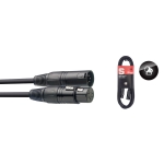 DMX-Kabel, XLR/XLR (m/f) (5 Pins), 3 m