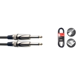 Instrumentenkabel, Klinke/Klinke (m/m), 3 m, robuste Stecker, S Serie