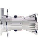 Stagg Profile B�hnenlicht 200W warmes Licht, Kunststoffgeh�use wei� Bild 2