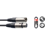 Mikrofonkabel, XLR/XLR (m/f), 10 m