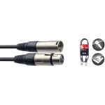 Mikrofonkabel, XLR/XLR (m/f), 1 m