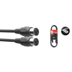 MIDI-Kabel, DIN/DIN (m/m), 1 m, Kunststoff-Anschlsse