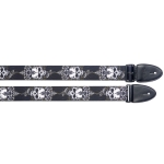 Stagg Gitarrengurt mit Black Skull Motiv