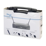 Stagg UHF 2-Kanal Ansteck Mikrofon Funksystem Bild 2