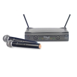 Stagg True Diversity UHF 2-Kanal Handheld Mikrofon Funksystem