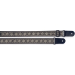 Stagg Nylon Gitarrengurt mit Kreuz Motiv grau