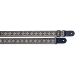 Stagg Nylon Gitarrengurt mit Kreuz Motiv wei