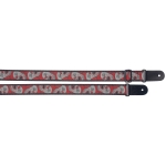 Stagg Nylon Gitarrengurt mit Clown n' Blood Motiv schwarz