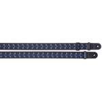 Stagg Nylon Gitarrengurt mit Skull n' Trident Motiv blau