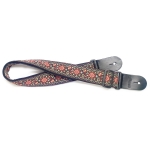 Stagg Nylon Gitarrengurt mit braunem Jimi Muster