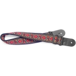 Stagg Nylon Gitarrengurt mit rotem Jimi Muster