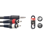 Y-Kabel, Mini-Klinke/Cinch (m/m)