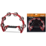 Stagg Schellenring mit Cutaway und 16 Schellen rot