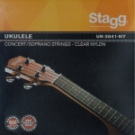 Stagg Nylon Saitensatz fr Ukulele transparent