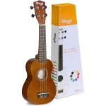 Stagg Sopran Ukulele Natur mit Tasche