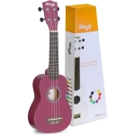 Stagg Sopran Ukulele violett mit Tasche